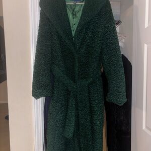 Beautiful Emerald Green Teddy Jacket